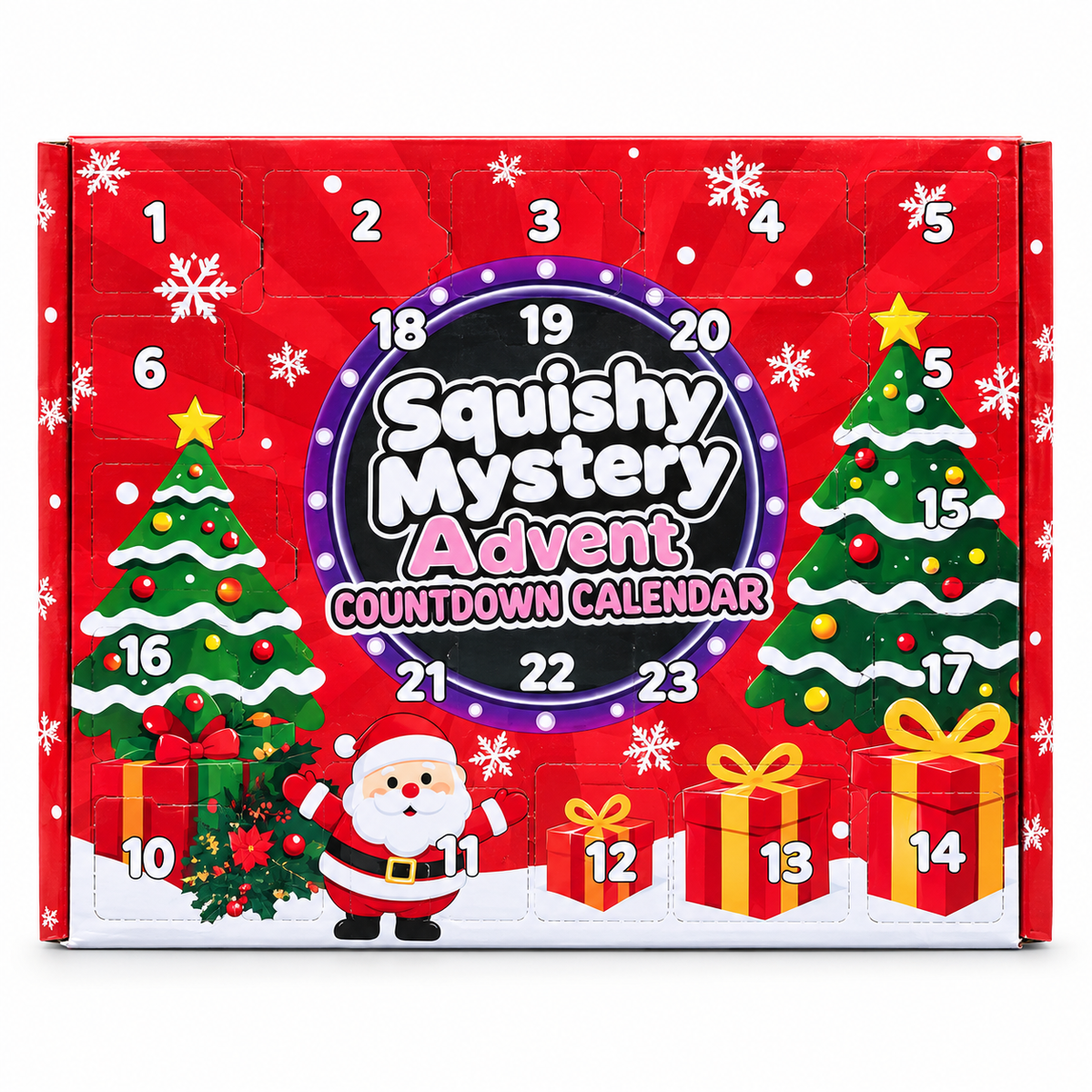 Calendrier de l'Avent XXL Squishy Mystery Lumineux