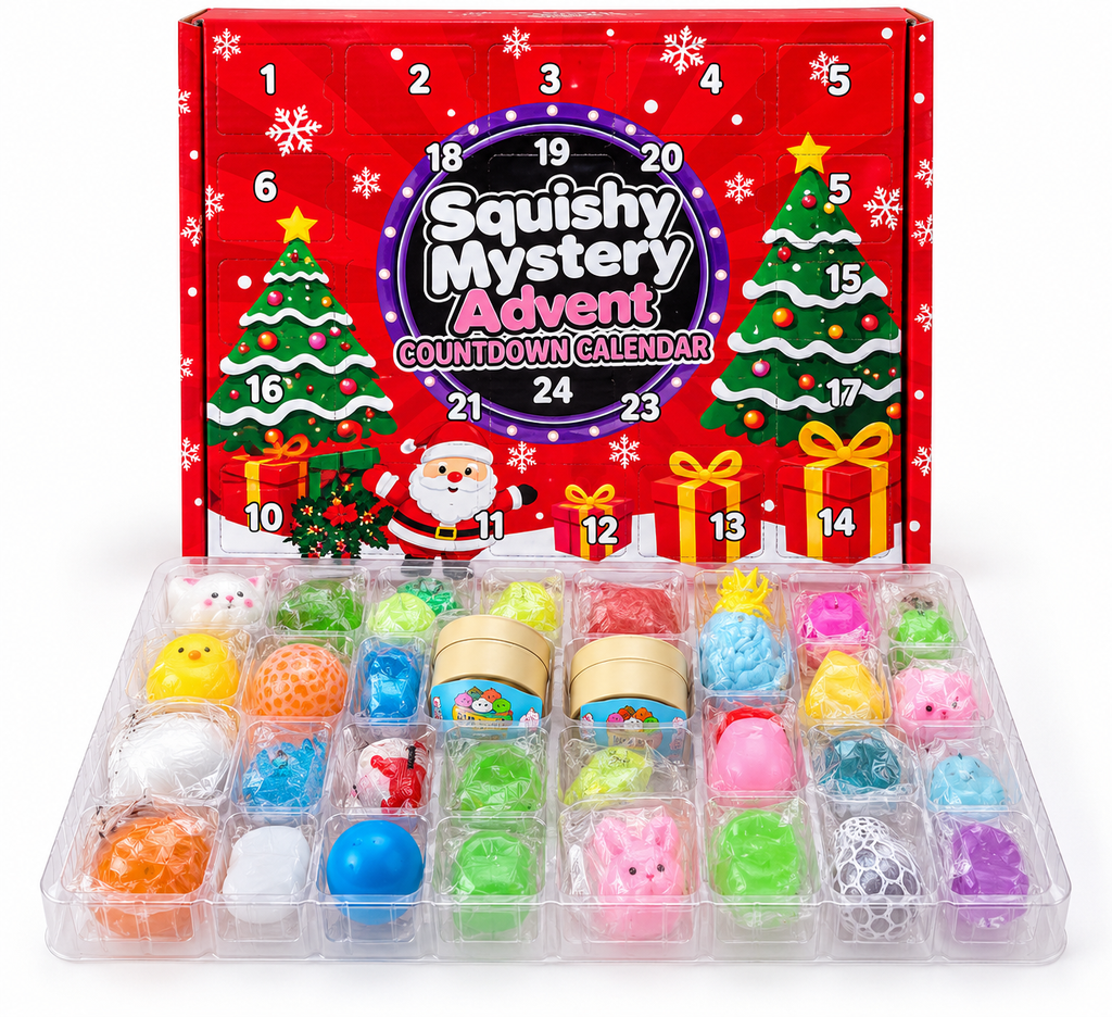 Calendrier de l'Avent XXL Squishy Mystery Lumineux